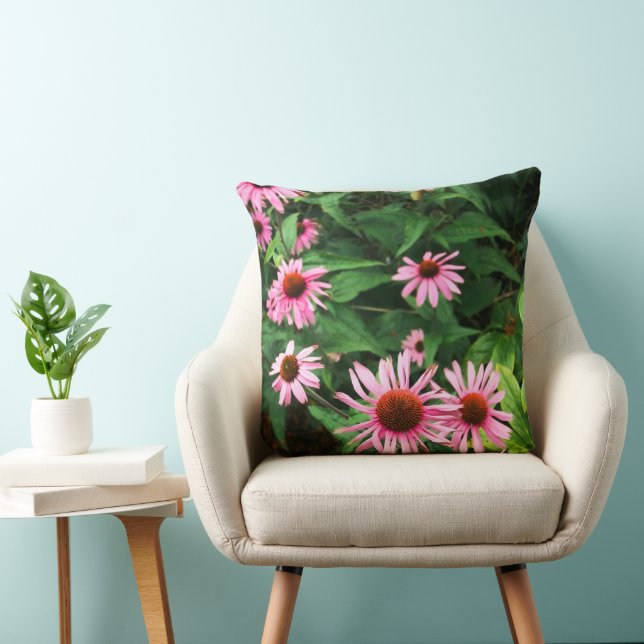 Almofada Echinacea Purpurea, Travesseiro decorativo de Cone (Cadeira)