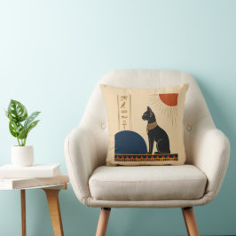Almofada Echoes Nile Egyptian Bastet Cushion