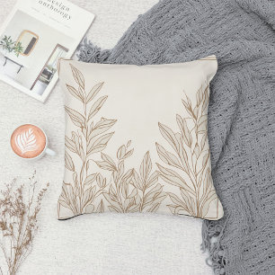 Almofada Eclectic Natural Terracotta Wildflower Boho Russo