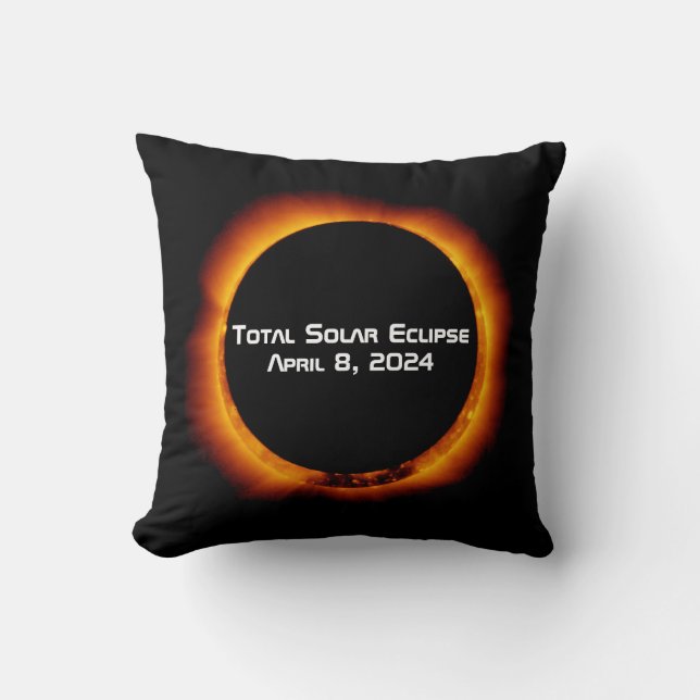 Almofada Eclipse Solar Total 2024 (Frente)