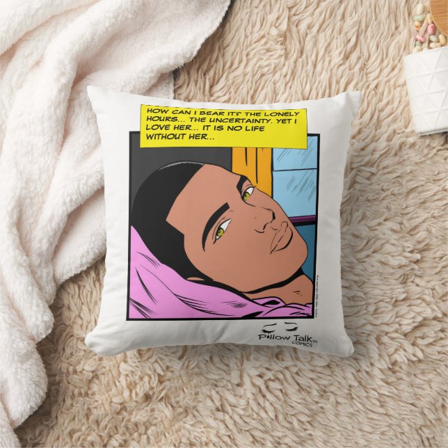 Almofada Ecos Românticos Romance de Corações Solitários Com (Cobertor)