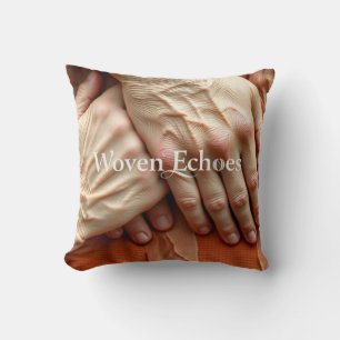 Almofada Ecos Tecido Mãos