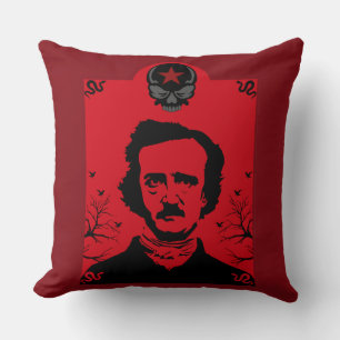 Almofada Edgar Allan Poe Black Raven