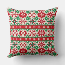 Almofada Edição de Natal 2 da Fair Isle Escandinava
