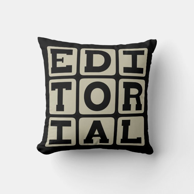 Almofada Editorial, Artigo de Jornal (Frente)