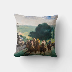Almofada Edouard Manet - As Raças em Longchamp