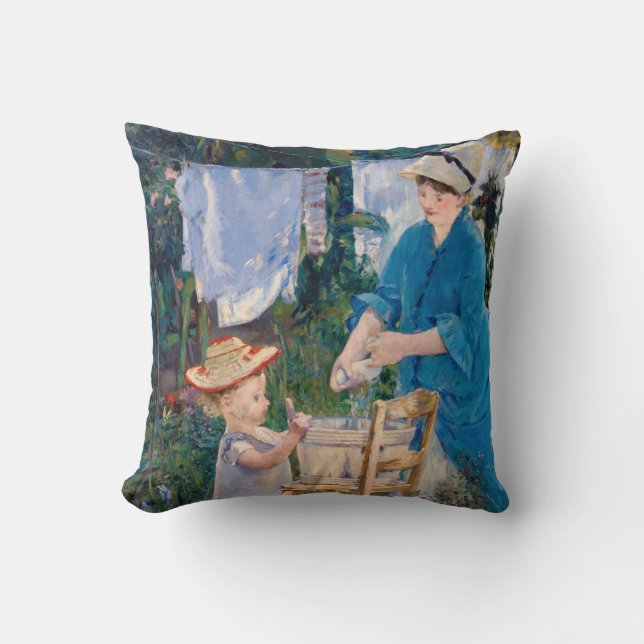 Almofada Edouard Manet - Roupa suja (Frente)