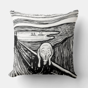Almofada Edvard Munch - A litografia do Gritar
