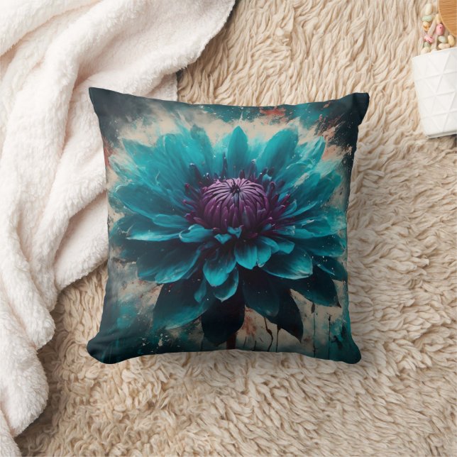 Almofada Eethal Blue Dahlia (Cobertor)