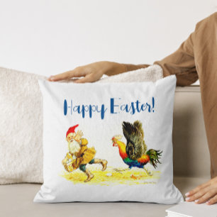 Almofada Egg Theif Vintage Funny Jenny Nyström Páscoa