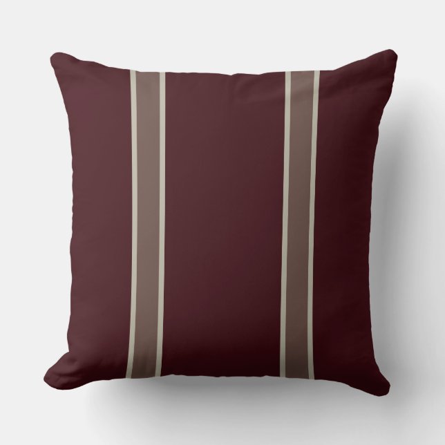 Almofada EggPlant e Rosa Stripes (Frente)