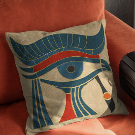 Almofada Egípcio Art Deco Eye Of Horus