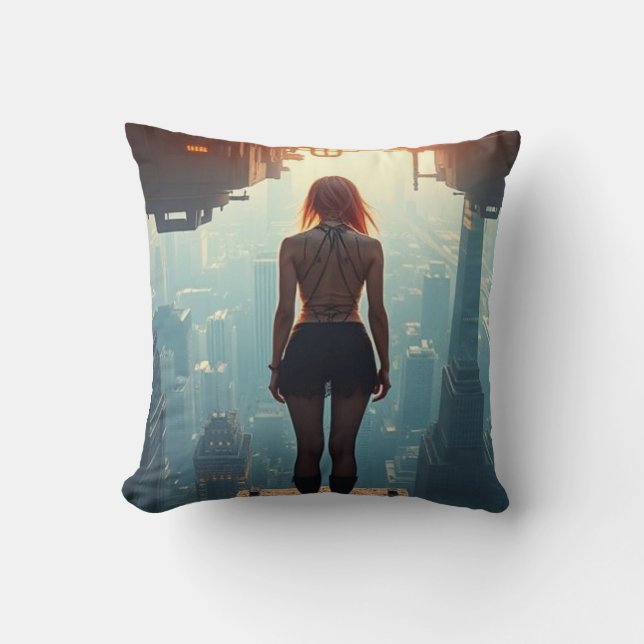 Almofada Eine Postkarte aus der Zukunft (Frente)