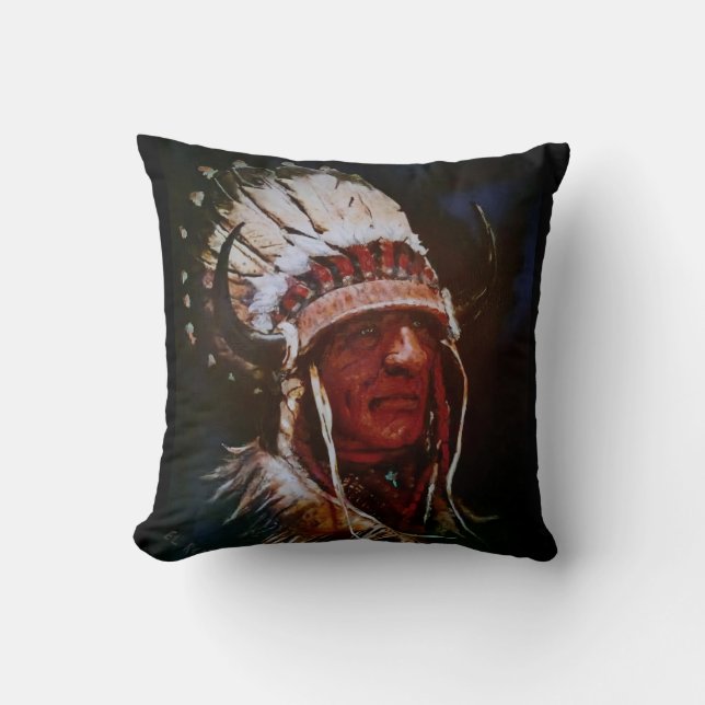 Almofada "El Reno Chief" Throw Pillow (Frente)