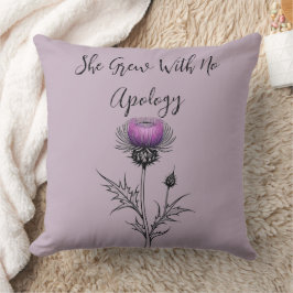 Almofada Ela Cresceu Sem Desculpas