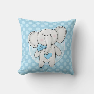 Almofada Elefante Azul - Enfermeiro de quarto de bebês
