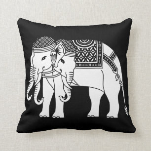 Almofada Elefante Branco Tailandês Erawan