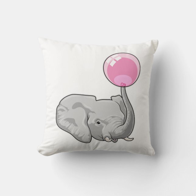 Almofada Elefante com balão (Frente)