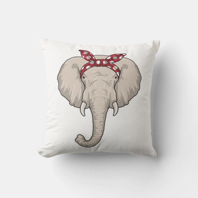 Almofada Elefante com Bandana (Frente)