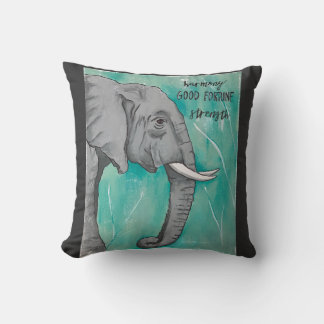 Almofada Elefante com fundo teórico
