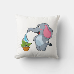 Almofada Elefante com Planta