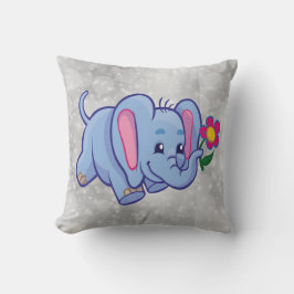 Almofada Elefante de desenho animado fofo