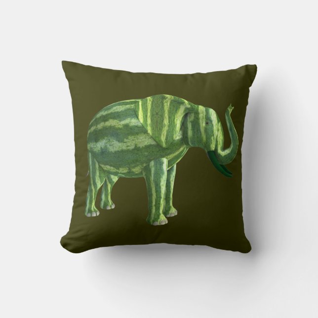 Almofada Elefante do Dia Nacional da Melancia (Frente)