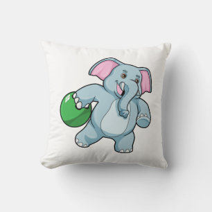 Almofada Elefante em Boliches com Bola de boliche