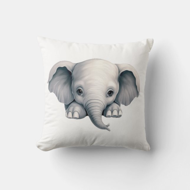 Almofada Elefante Espiando (Frente)