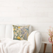 Elegância Botânica de Limão Lavanda Mediterrâneo