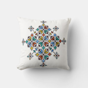Almofada Elegância do Eterno ، Travesseiro decorativo marro