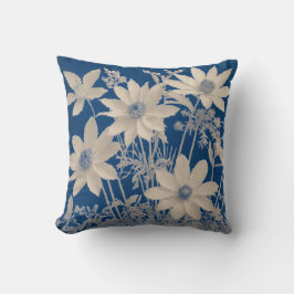 Almofada Elegância florescente: Travesseiro decorativo Flor