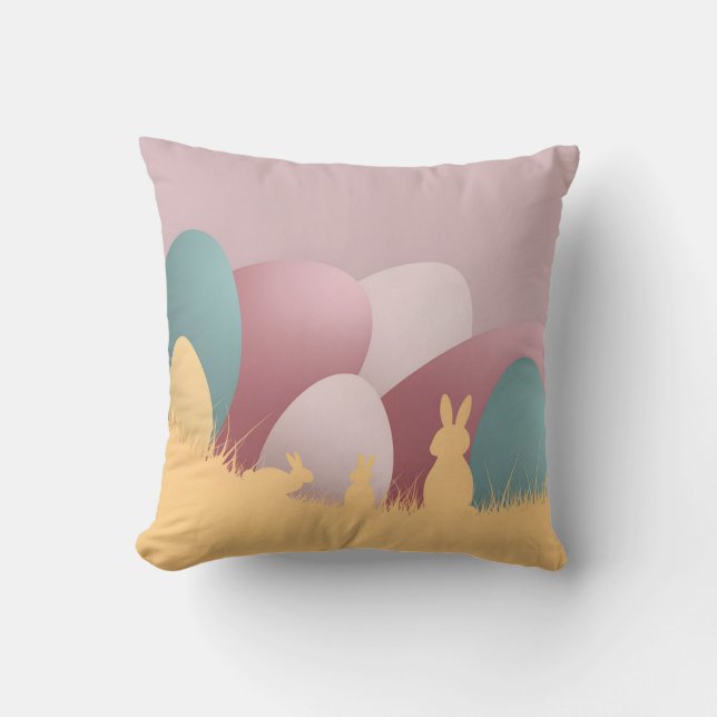 Almofada Elegância Páscoa minimalista (Frente)