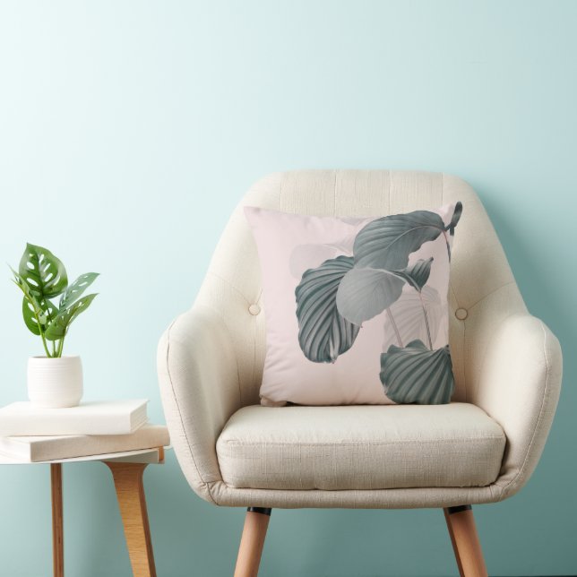 Almofada Elegância tropical em Pastel (Cadeira)