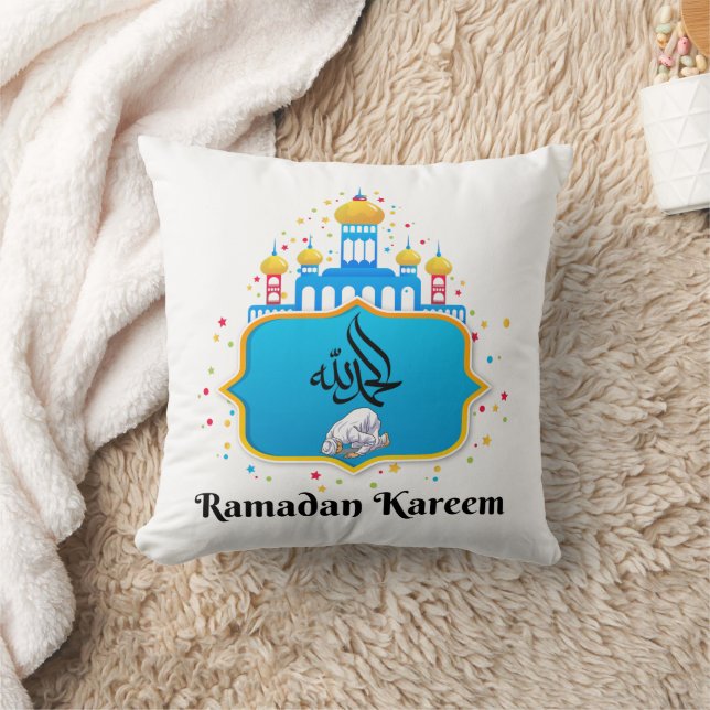 Almofada Elegant Arabic Calligraphy Ramadan Wishes (Cobertor)