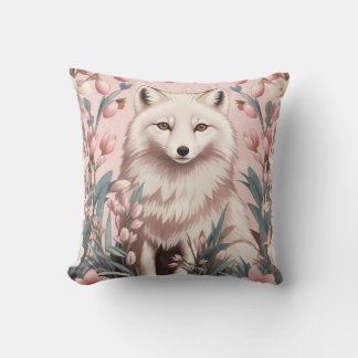 Almofada Elegant Arctic Fox Pink Floral