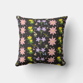Almofada Elegant Botanical Floral Print Cushion for Home de