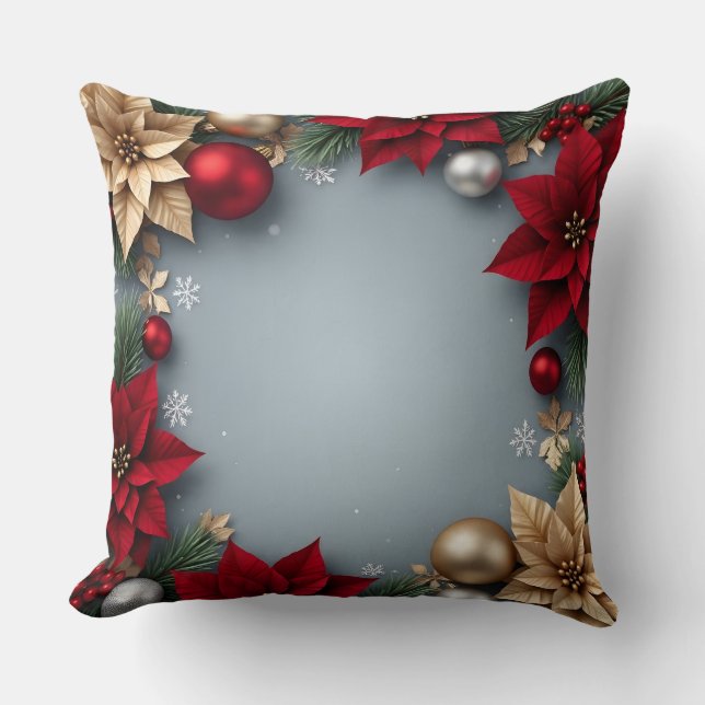 Almofada Elegant Christmas Throw Pillow  (Frente)