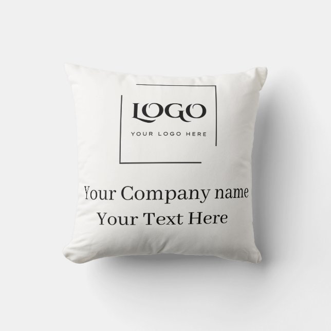 Almofada Elegant custom your logo template (Frente)