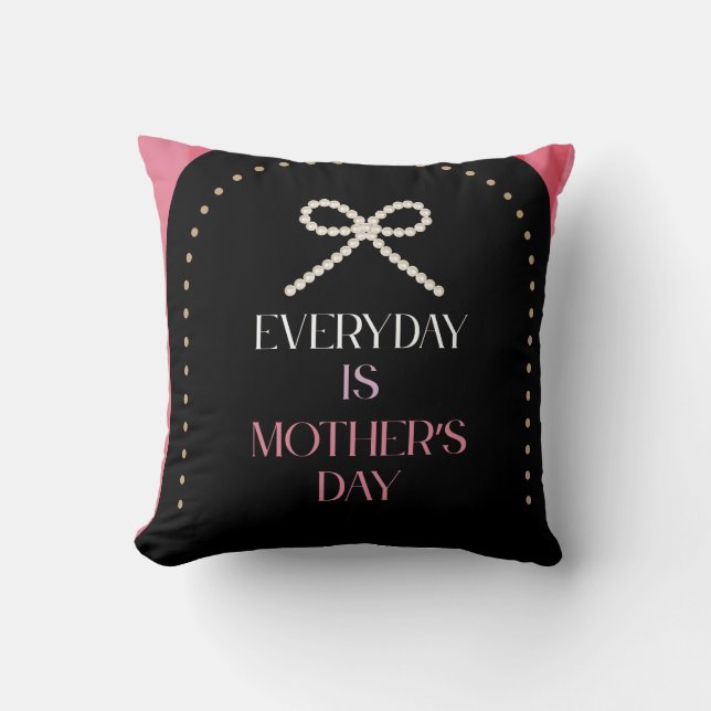 Almofada Elegant Everyday is Mothers Day PinkComfort Pillow (Frente)