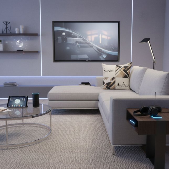 Almofada  Elegant geometrical modern pattern throw pillow (Criador carregado)