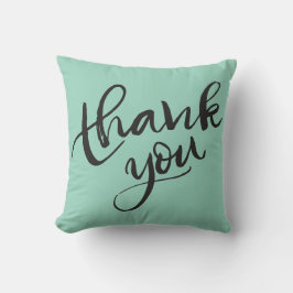 Almofada Elegant Handwritten Thank You Text