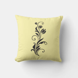 Almofada Elegant Ornamental Floral Flower Art