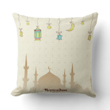 Elegant Ramadan Kareem Pillow