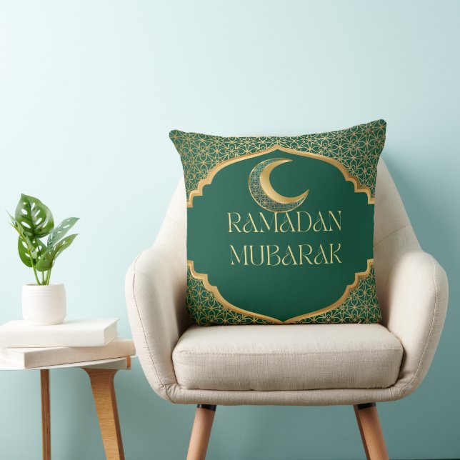 Almofada Elegant Ramadan Mubarak Throw Pillow (Cadeira)
