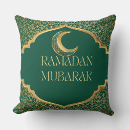 Almofada Elegant Ramadan Mubarak Throw Pillow