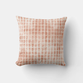 Almofada Elegant, Rose Gold Checkered Pattern