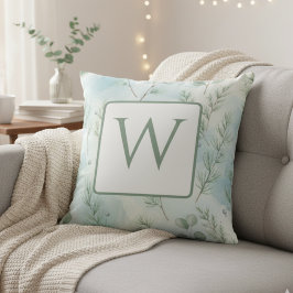 Almofada Elegant Winter Monogram
