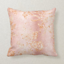 Elegante Blush Dourado Damask Satin Bonito Home De