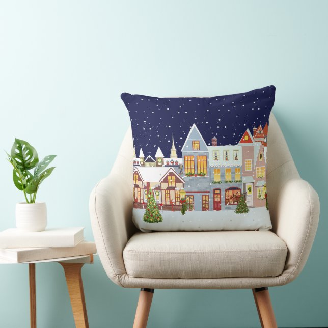 Almofada Elegante Cidade de Natal no Travesseiro decorativo (Cadeira)